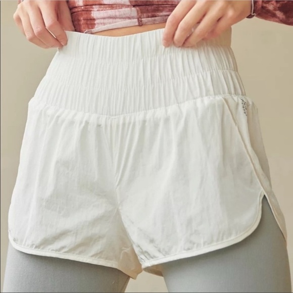 NWT Free People Movement The Way Home Shorts •Optic White •Medium - Picture 2 of 6